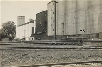 RALSTON CRAWFORD (1906-1978) Third Avenue El * Grain Field.